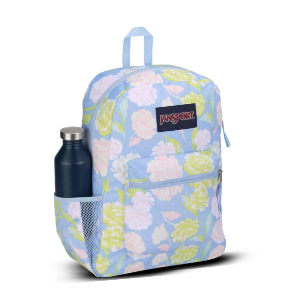 GIRLS PURPLE FLORAL JANSPORT BACKPACK