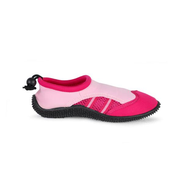 FUSCHIA BACK LACE TRAINERS FOR BABY GIRLS - ruffntumblekids