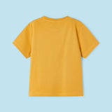 MUSTARD SHORT SLEEVE GRAPHIC PRINT T-SHIRT