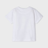 BOYS WHITE SHORT SLEEVE GRAPHIC T-SHIRT