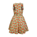 MULTI-COLOUR FLORAL SWING DRESS