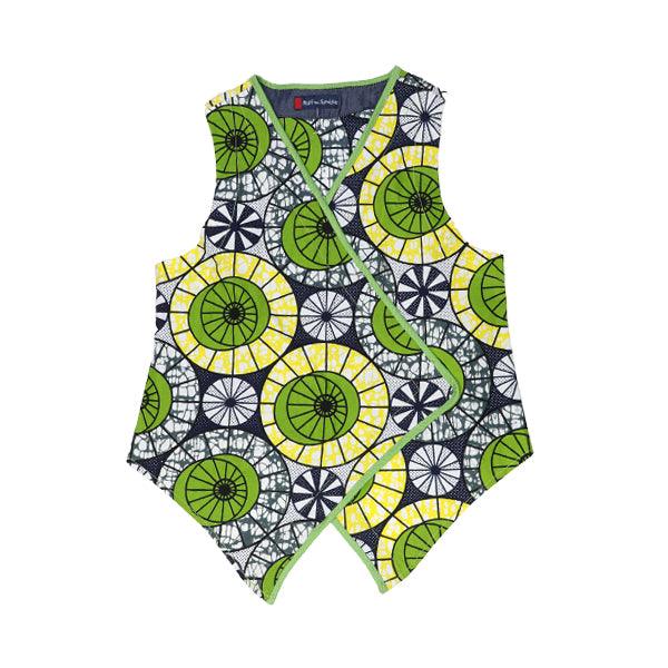 LEMONS ANKARA TRENDY JACKET - ruffntumblekids