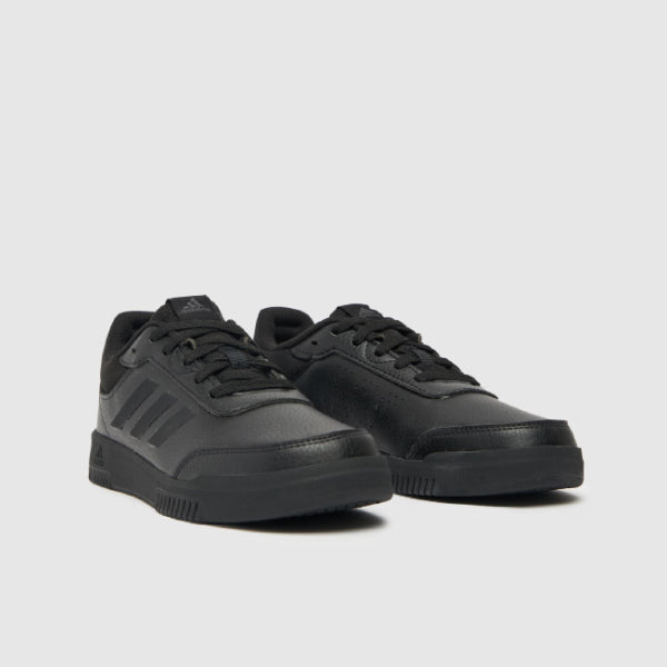 BOYS BLACK LACE UP ADIDAS SNEAKERS