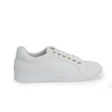 BOYS' WHITE LACE-UP SNEAKERS