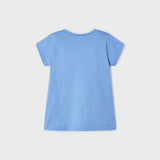 BLUE SHORT SLEEVE T-SHIRT FOR GIRLS