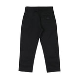 BLACK BASIC CHINOS TROUSERS