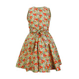 MULTI-COLOUR FLORAL SWING DRESS