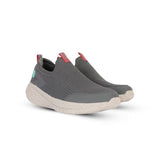 UNISEX CHARCOAL SKECHERS SLIP ON SNEAKER - ruffntumblekids