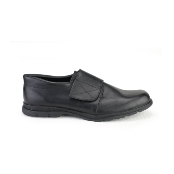 BLACK VELCRO BOYS SCHOOL SHOES