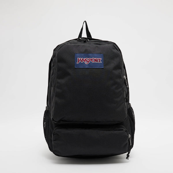 UNISEX BLACK PLAIN BACKPACK- JANSPORT