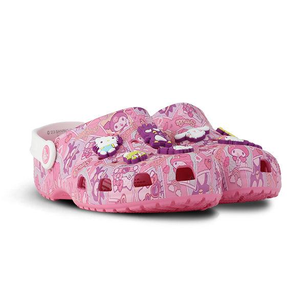 PINK CLASSIC HELLO KITTY KIDS CROCS FOR GIRLS - ruffntumblekids