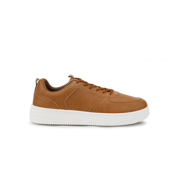 CAMEL CLASSIC LACE-UP SNEAKERS