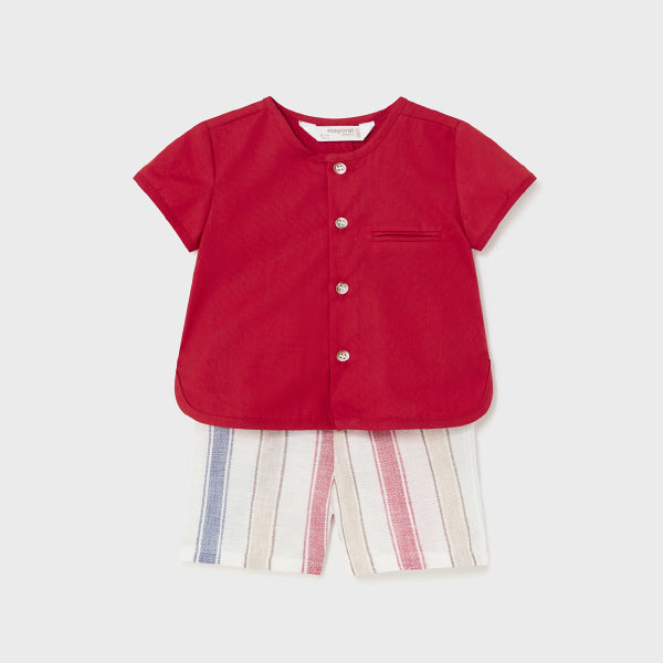 RED SHORT SET FOR BOYS