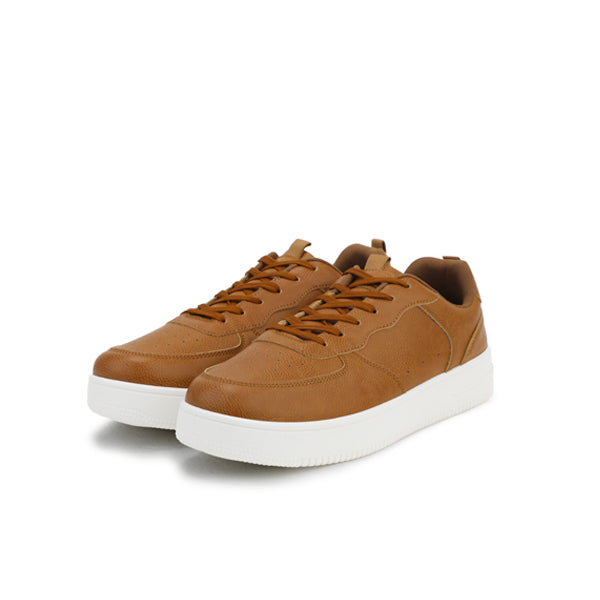 CAMEL CLASSIC LACE-UP SNEAKERS