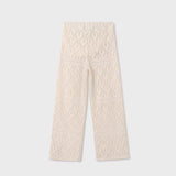 GIRLS BEIGE LOOSE TROUSER