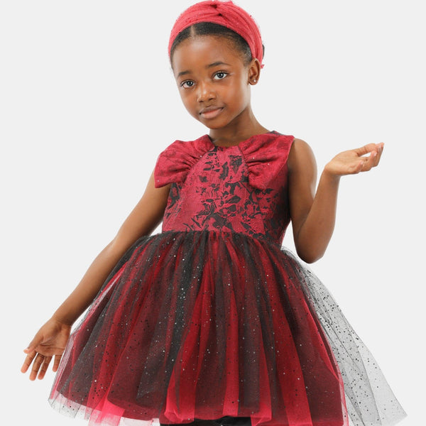 Black and red dress for outlet kids