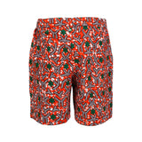 ORANGE ANKARA SHORT SET FOR BOYS