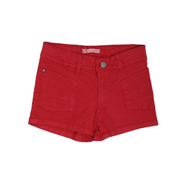 RED BUMP SHORT FOR GIRLS