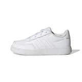 BOYS WHITE STRIPE LACE UP SNEAKERS