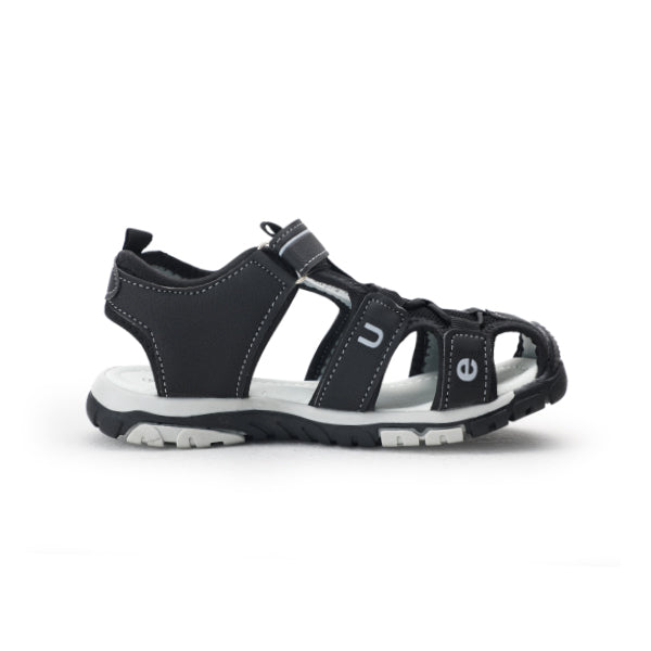 BOYS BLACK TREKKERS SANDALS