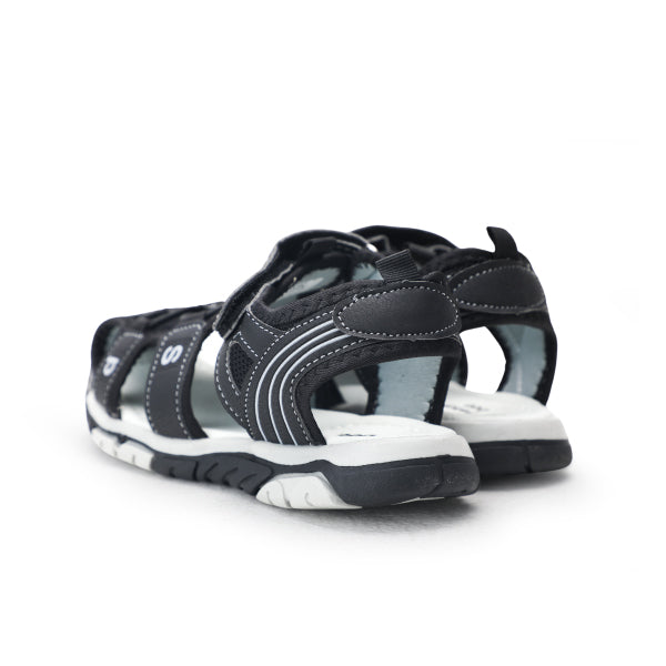 BOYS BLACK TREKKERS SANDALS