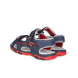 GIRLS NAVY BLUE SANDALS - ruffntumblekids