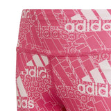 PINK PRINT ADIDAS TIGHT FOR GIRLS