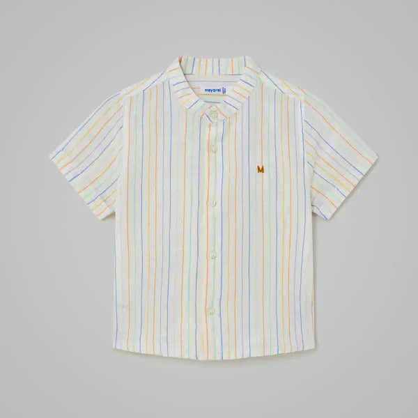 BABY BOYS MULTI-COLOR STRIPED SHIRT