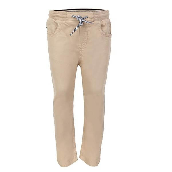 BABY BOYS BEIGE TWILL PANTS - ruffntumblekids