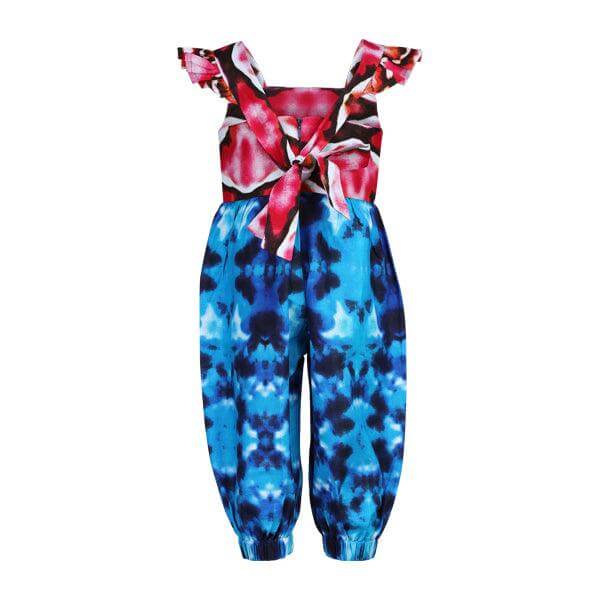 Ankara jumpsuit outlet for baby girl