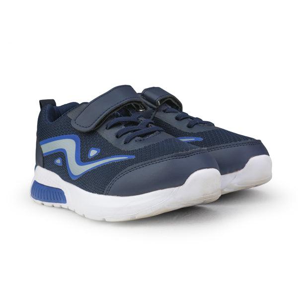 NAVY BLUE BOYS SNEAKERS WITH SINGLE VELCRO STRAP