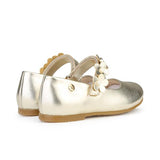 GIRLS GLITTERY FORMAL SHOE - GOLD - ruffntumblekids