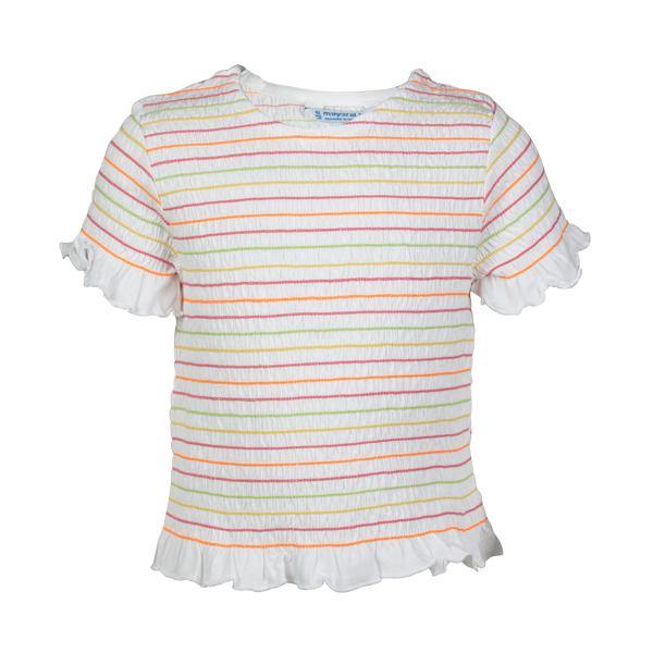 GIRLS SHORT SLEEVE T-SHIRT - MULTICOLOR - ruffntumblekids