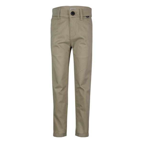 BOYS BEIGE BASIC TROUSERS - ruffntumblekids