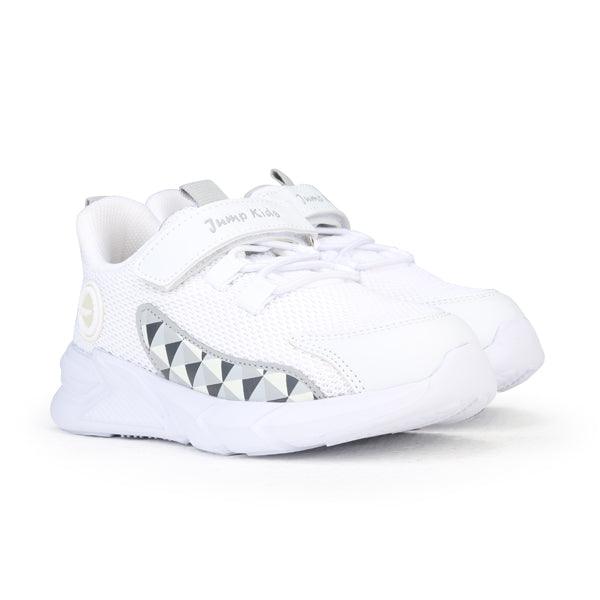 WHITE LACE UP BABY UNISEX SNEAKERS - ruffntumblekids