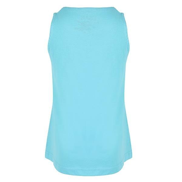 GIRLS TURQUOISE GRAPHIC TOP - ruffntumblekids