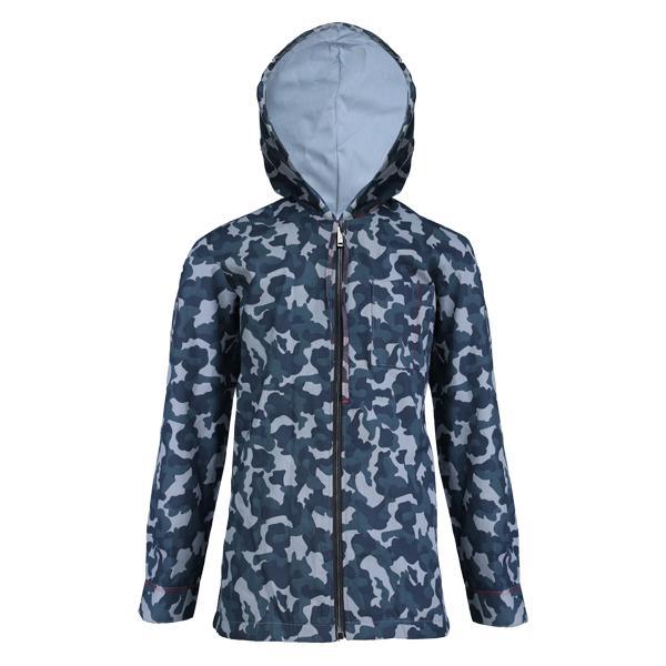 BOYS LONG-SLEEVE CAMO HOODIE - NAVY BLUE - ruffntumblekids