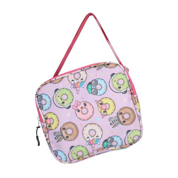 GIRLS PINK PRINTED BACKPACK SET - ruffntumblekids