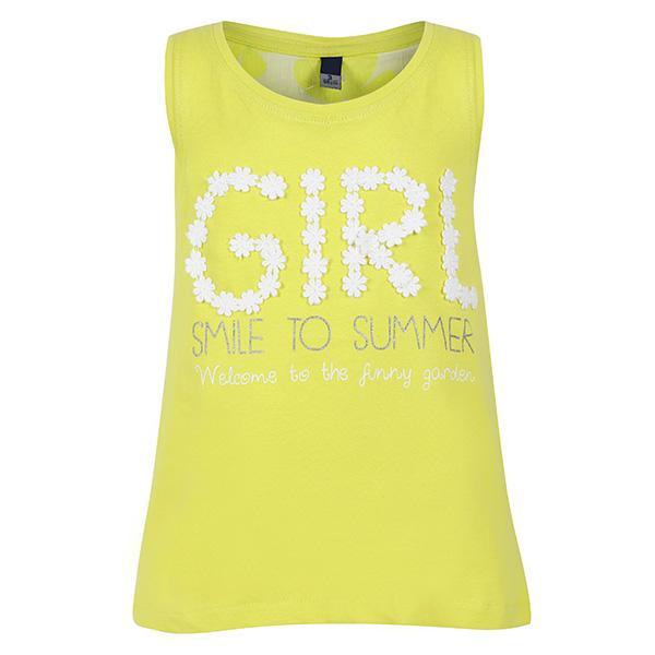 GIRLS LIME SUMMER 'GIRL' TANK TOP