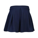 NAVY BLUE PLEATED GIRLS SKIRT - BACK