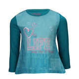 GRAPHIC LONG SLEEVE GIRLS TSHIRT - FRONT