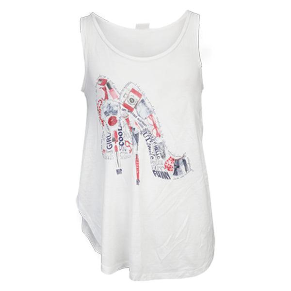 GIRLS RED/WHITE SLEVEELESS TOP BUNDLE