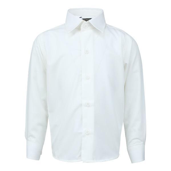 BOYS LONG SLEEVE SHIRT - CREAM