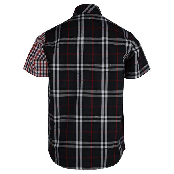 DUAL-PATTERN MULTICOLOR SHORT SLEEVE CHECK SHIRT FOR BOYS - ruffntumblekids