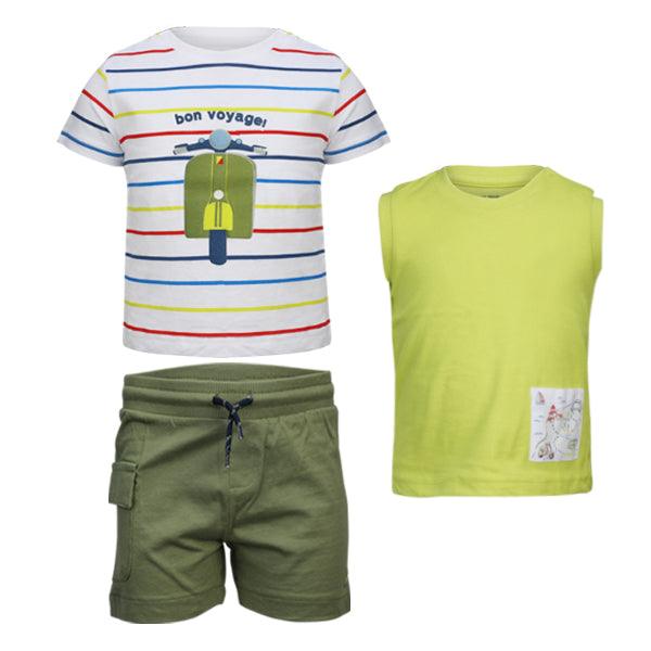 MULTICOLOUR BOYS SHORT SET - ruffntumblekids