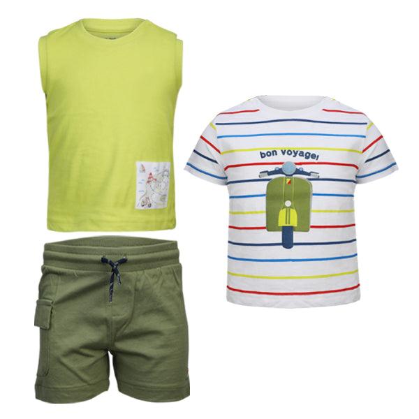 MULTICOLOUR BOYS SHORT SET - ruffntumblekids