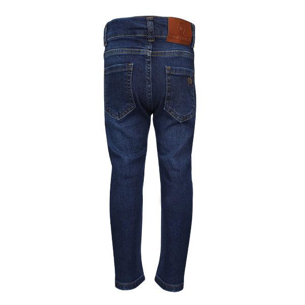 DENIM BLUE BOYS TROUSERS - ruffntumblekids