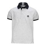 WHITE SHORT SLEEVE BOYS POLO TEE - ruffntumblekids