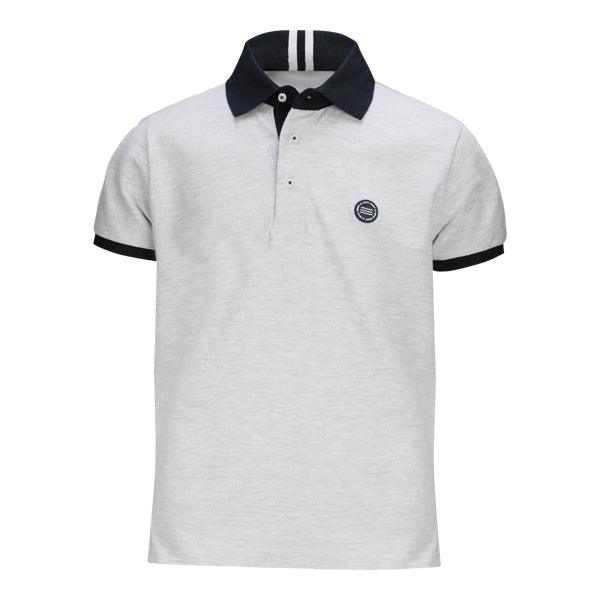 WHITE SHORT SLEEVE BOYS POLO TEE - ruffntumblekids