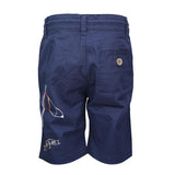 BOYS PRINTED BERMUDA SHORTS - NAVYBLUE - ruffntumblekids